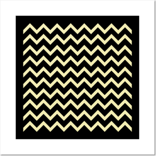 Geometrical Zigzag Pattern Posters and Art